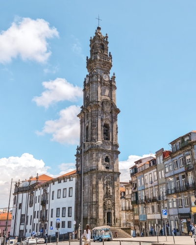 Clérigos Tower in Porto, Portugal