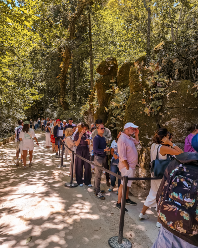 Gardens of Quinta da Regaleira in Sintra, Portugal