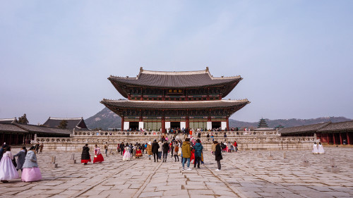 Gyeongbokgung Palace in Seoul, Korea