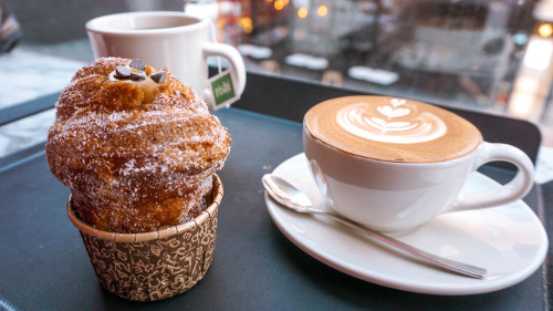 Cruffin at Instagrammable café Mr. Holmes Bakehouse in Seoul, Korea