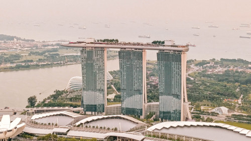 Singapore 1-Altitude Rooftop Bar Skyline Marina Bay Sands View