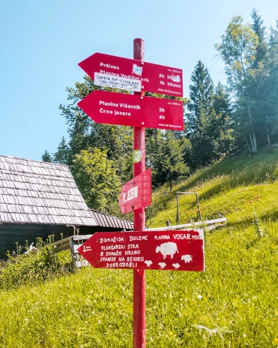 Trail in Triglav National Park, Slovenia