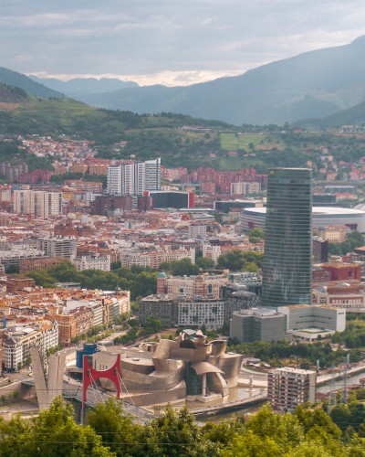 Artxanda Viewpoint in Bilbao, Spain