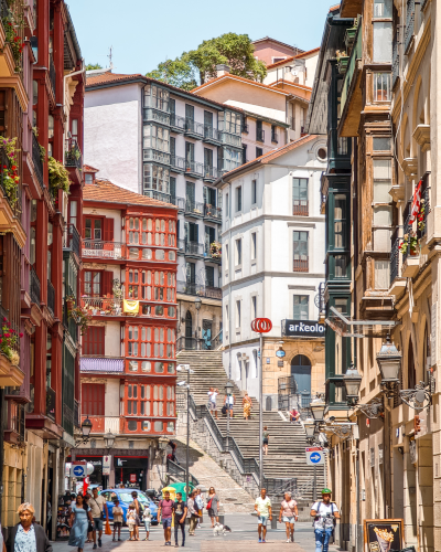 Casco Viejo in Bilbao, Spain