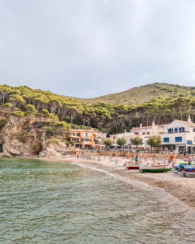 Cala Sa Tuna at the Costa Brava in Spain