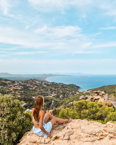 Castell de Begur at the Costa Brava in Spain