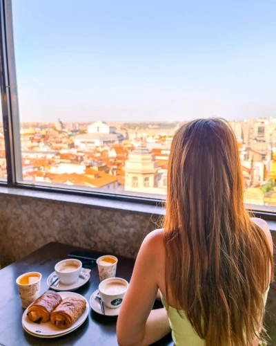 Breakfast at the El Corte Ingles Gourmet Experience in Callao, Madrid, Spain