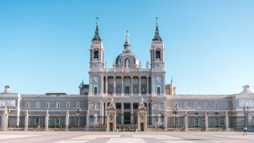 Almudena Cathedral in Madrid, Spain