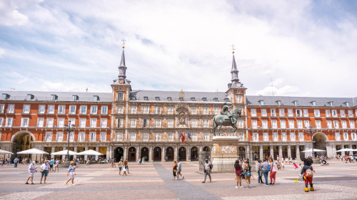 Plaza Mayor in Madrid, Spain