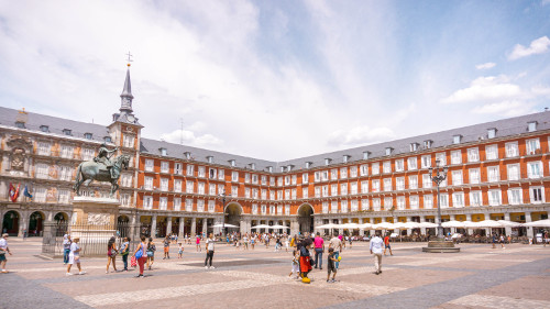 Plaza Mayor in Madrid, Spain