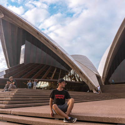 Stairs in front of the Sydney Opera House, Australia